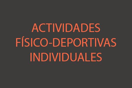 Actividades Físico Deportivas Individuales