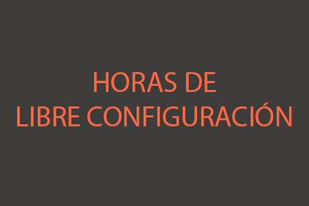 Horas de Libre Configuración